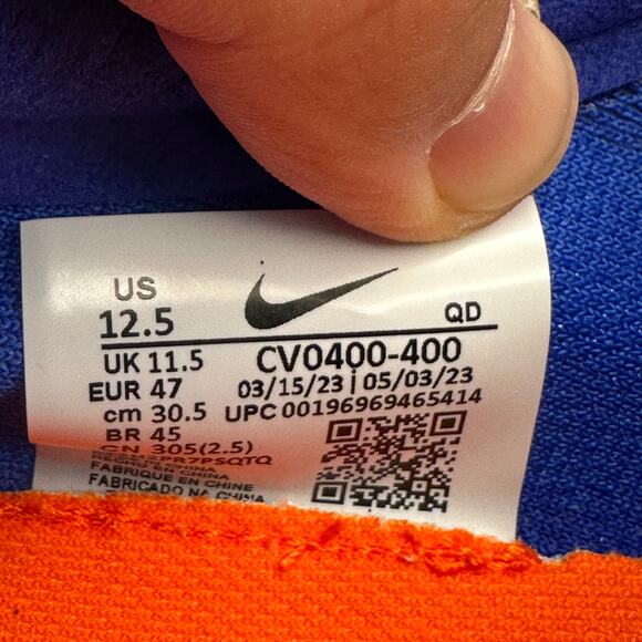 NIKE ZoomX Men's 12.5 Dragonfly Track n Field Spikes CV0400-400 - Picture 7 of 7